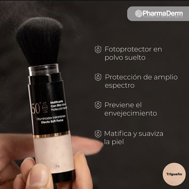 Protector Solar Mineral SunStop Powder Brush SPF 50 + - Img 116920029