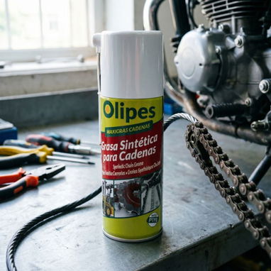 🏍️ Olipes MAXIGRAS CADENA con Teflón (400ml) – Protege tu Cadena.. - 2/2