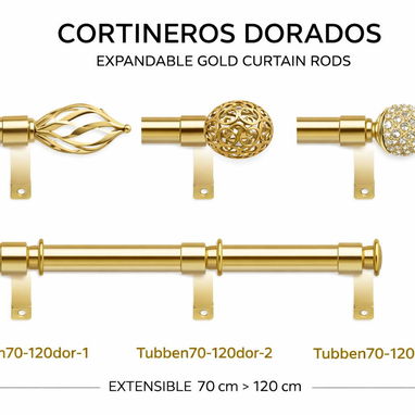 Cortineros decorativos medida 0.70 a 1.20 metros - 2/3