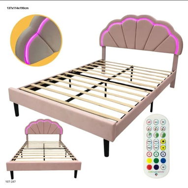 Cama full con luz led  350 usd - 2/2