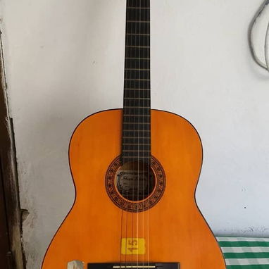 Vendo guitarra acustica en muy buen estado con juego de cuerdas de repuesto - Img 119949547