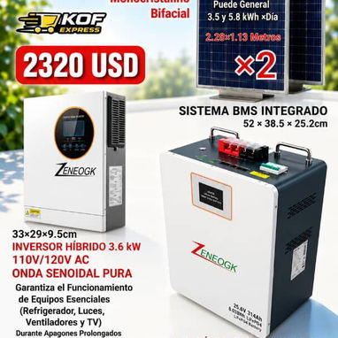 Kit solar completo con paneles - Img 123777316