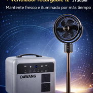 Combo de estacion de energía + Ventilador recargable de 16 3en 1 ) Servicio de mensajería incluido - Img 56959763