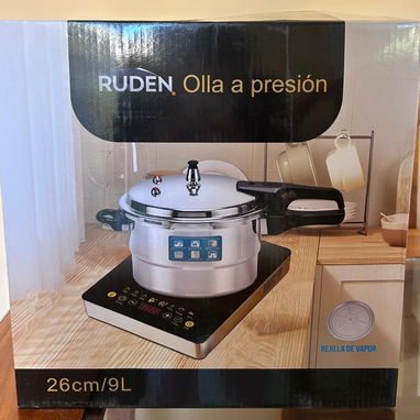 Olla a Presión de Induccion RUDEN de 3 válvulas Medidas variadas (Mw) - Img 111295712