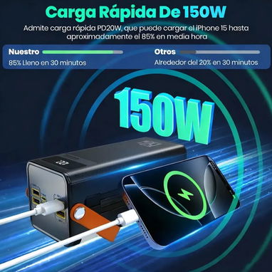 Batería portátil Power Bank Kinwodon de 80,000 mAh y 180W, - Img 127968262