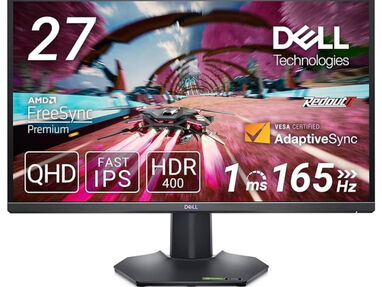 7️⃣1️⃣470usd Dell G2724D Monitor para juegos – Pantalla QHD de 27 pulgadas (2560 x 1440) 165Hz 1Ms, compatible con AMD F - Img main-image
