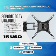 📺🔧 SOPORTE DE TV 14"-55" 🔧📺 💲 PRECIO: 15 USD - Img 55553720