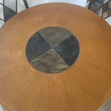 Vendo Juego de Comedor Redondo Importado Buen estado - 3/5