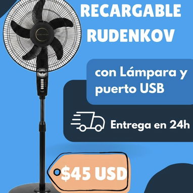 Ventiladores Recargables – calidad y autonomía para los apagones ⚡(Kinetica) - 2/5