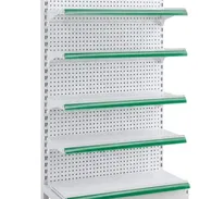 Estantes / Góndolas de 5 niveles con panel liso y perforado ⭐️Domicilio incluido⭐️ - Img 55072320