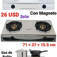Cocina dos quemadores con magneto con domicilio incluido - Img 50507428