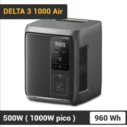 EcoFlow DELTA 3 1000 Air 960Wh - 500W (10ms UPS) Carga Rápida y Batería LiFePO Estación de Energía Portátil 🔶 $520 - Img 57895584