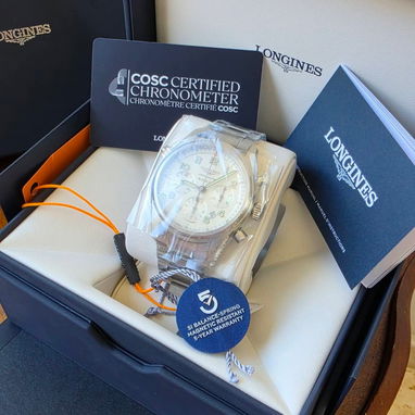 ⚠️ ¡ estreno ! ⚠️ joya suiza 🇨🇭 longines coleccion spirit & espíritu un cronógrafo automatico certificado cosc 🇨🇭 - Img 121061164