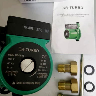 🎊$💵70 USD ‼️PRESURIZADOR DE💦 AGUA ‼️ PARA DAR FUERZA💪 O PRESIÓN AL AGUA EN LAS TUBERÍAS MARCA “CR Turbo 🎊 ‼️oEl ob - Img 122091432