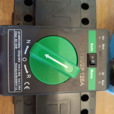 Transfer automático/manual 110v-125A de. 2 polos, ideal para instalaciones de inversor y batería, me queda solo uno - 3/3
