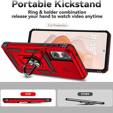 Funda SunStory para Motorola Moto G Stylus 5G 2025 con protector de pantalla y soporte - Img 123312928