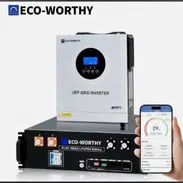 ⚡ KIT SOLAR ECO-WORTHY – INVERSOR 5KW + BATERÍA 5KWH – $2200 USD ⚡ - Img 58168980