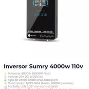 Inversor Sumry 4000W 110V - Img 57965308