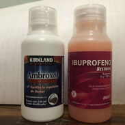Ibuprofeno infantil y ambroxol., tratamiento para la fiebre y la gripe., dos pomos., 5-302-97-88 7-797-03-27 - Img 45507535