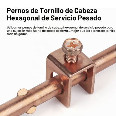 Varilla de Tierra de 3/8 de 1.20 mts (Venta por Unidad) - 3/3