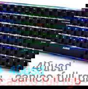 💓LexonElec AK33 Teclado mecánico para juegos con retroiluminación LED RGB, de panel de metal de 82 teclas con 20 modos - Img 48942659