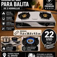 Cocina para gas de balita 2 hornillas - Img 55747893