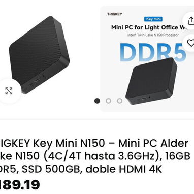 📲52774129 Venta de computadoras minipc de varios tipos y modelos Nuevas y con garantia, portabilidad y eficienci - Img 123382533