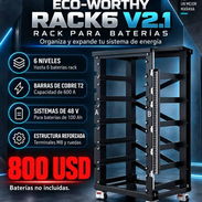 ECO-WORTHY RACK6 V2.1 RACK PARA BATERÍAS P0796-AV004 - Img 57619929