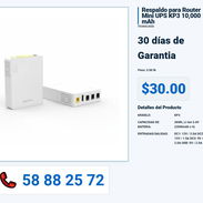 Respaldo para Router Mini UPS KP3 10,000 mAh VPT-0304 - Img 55993096