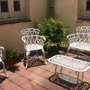 Juego de sofá de 2 plazas con butacas y mesa de centro para exterior. - Img 53216760