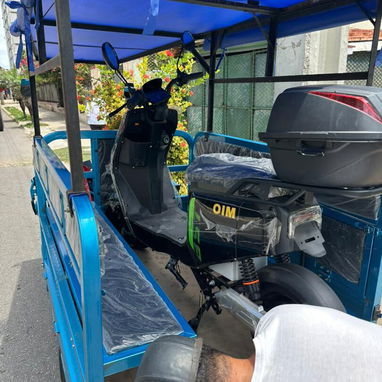 *🛵 Motos Eléctricas OIM 0km🛵*  ☑️Motor de 1200w ☑️Batería de 60v/20ah ☑️Batería de GEL ☑️Autonomía de 70km - Img 123029205