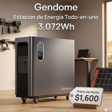 Ecoflow Gendome 3,072Wh - Planta Eléctrica - Estacion de Energía – Todo en uno - 12/14