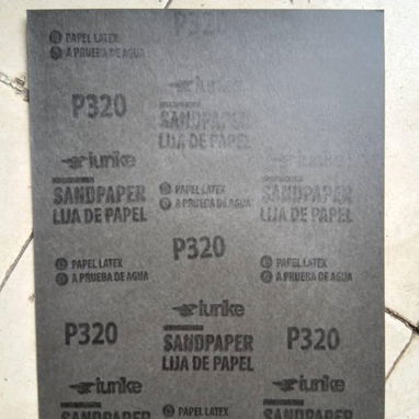 Pliegos de lija de agua (para metal) granos 150 y 320 - 2/2