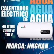 Calentador de agua electrico de 40 litros 200W y 110V - Img 55718505