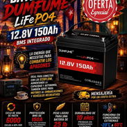Baterías Dumfume lifepo4, 12.8v 150 amp , BMS integrado. - Img 55957646