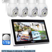 CCTV 4 Cámaras + Pantalla - Img 57987340
