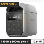 EcoFlow DELTA 3 Plus con 1024Wh, 1800W - Pico 3600W, Carga Rápida y Batería LiFePO Estación de Energía Portátil 🔋 - Img 56876762