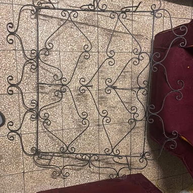Repisa de hierro y cristal cosas para la casa - 2/2