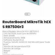 RouterBoard MikroTik hEX S RB750Gr3 Marca/Modelo: MicroTik hEX S RB750Gr3 - Img 53050354