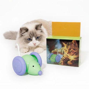 Ratón Interactivo Para mascotas / Carga usb-C - 3/4