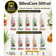 Shampoo y acondicionador BibraCare 500 ml — 5 fragancias, coco, fresa, manzana, miel - Img 56794622