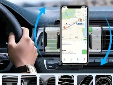 Pieza de soporte para celular para carro, auto,  va en la rejilla para ver el mapa y mandar mensajes o llamar con más co - Img 65111070