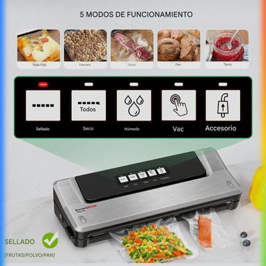 Selladora al Vacío para Alimentos 5 en1 - 4/5
