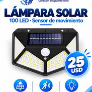 Lámpara solar para exteriores con panel - Img 57598652