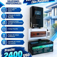 ⚡ KIT SOLAR 110V 4KW + BATERÍA 5KW SIN PANELES | INSTALACIÓN | 2.400 USD - Img 57817898