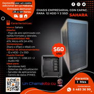 ✅ PARA SU EMPRESA, NEGOCIO DE COPIA O ETC ✅ CHASIS SAHARA CAPACIDAD PARA 12 HDD Y 2 SSD. TELF # 54833699 - Img 52734859