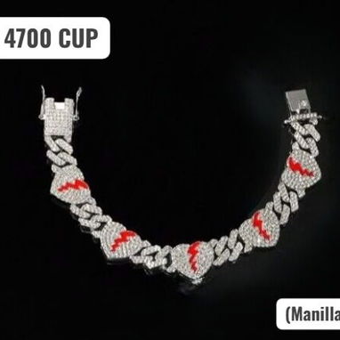 Cadenas,relojes y manillas diamantadas,Cintos de perlas - Img 122823365