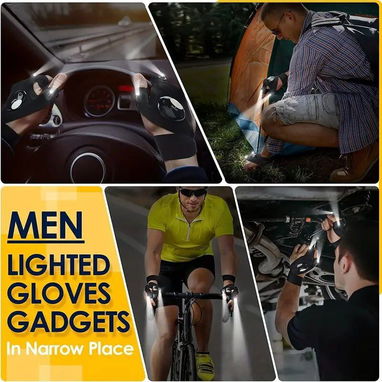 📞53884600.🎇 Guantes Con Linterna                  Modelo: LED-CR2016 Alimentados Por Baterí🎇 Mensajería disponible.🚴 - Img 120489508