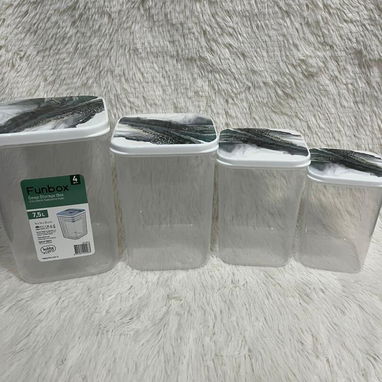 Envases organizadores set de 4 DISPONIBLES EN MI CASA LINDA Y BONITA - Img 121298506