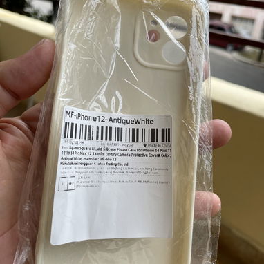 Forro blanco iPhone 12 - Img 125509148